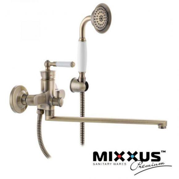 Baterie cada Mixxus Premium Vintage Bronze 006-25cm Euro, culoare bronz, alama, monocomanda racoarde incluse - ZEP.RO - Ți-e la îndemână!