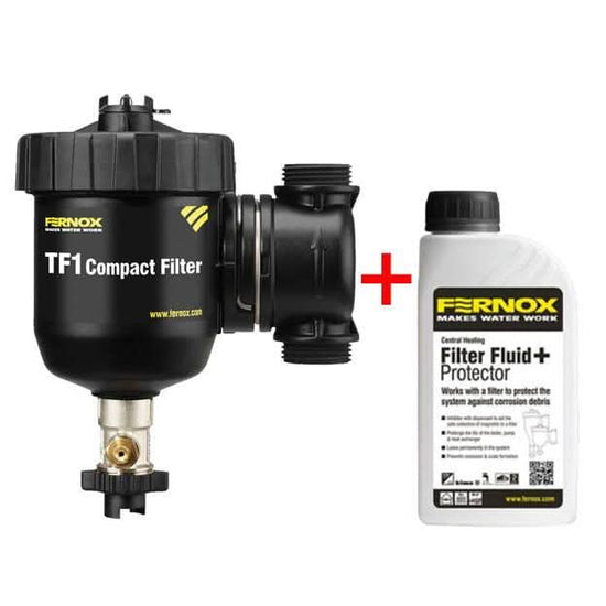 Filtru antimagnetita Fernox ZEP TF1 + fluid protector Fernox - ZEP.RO - Ți-e la îndemână!