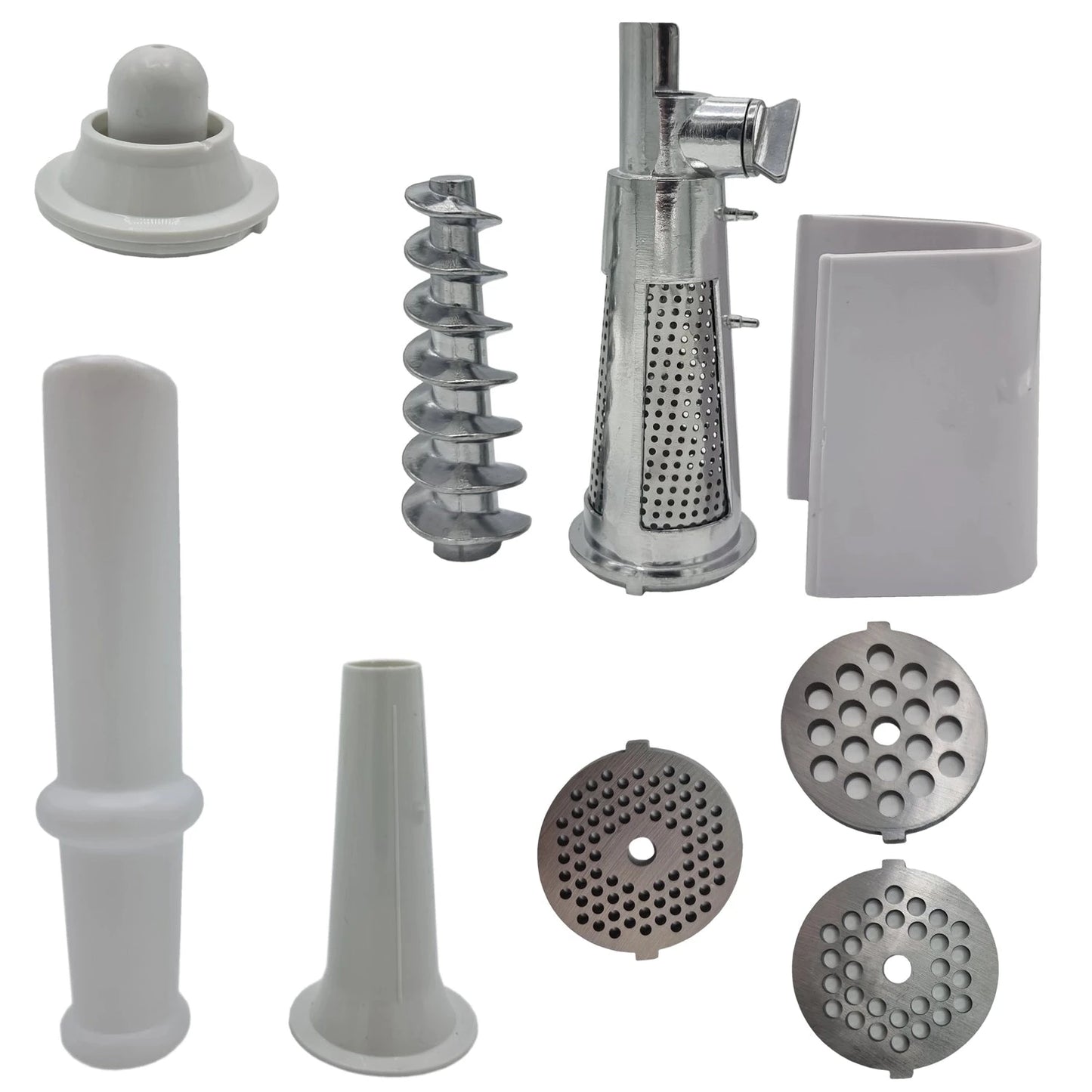 Masina de tocat carne Craft-Tec Inox 3500W, Accesorii rosii, carnati, chiftele, 3 site, functia revers, - ZEP.RO - Ți-e la îndemână!