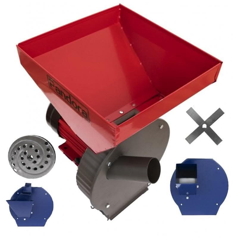 MOARA CEREALE, FRUCTE SI LUCERNA ( 4 IN 1 ) CUVA MARE, 3.5KW, 200KG/ORA, 100%CUPRU, PANDORA - Ro-Unelte