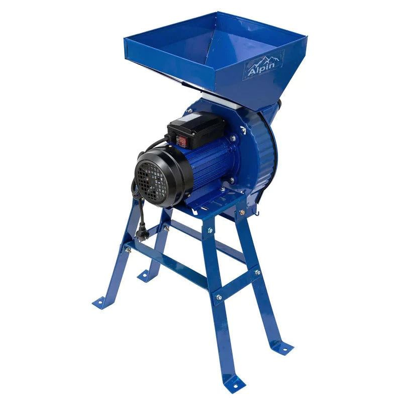 Set Moara cereale, stiuleti si lucerna (3 in 1), Alpin Profi, 3.8KW, 350Kg/Ora, + suport metal - ZEP.RO - Ți-e la îndemână!