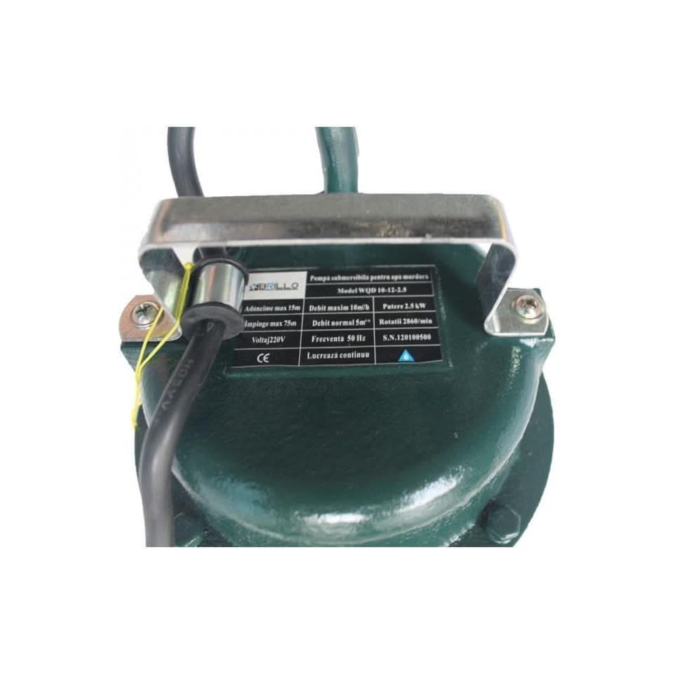 Pompa Apa Murdara Brillo 2500W Fara Plutitor + Furtun 50 M - ZEP.RO - Ți-e la îndemână!