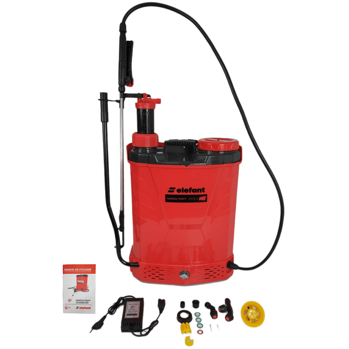 Pompa De Stropit Cu Acumulator Si Manuala (2 In 1) Elefant Sem16L, 16L, Vermorel - ZEP.RO - Ți-e la îndemână!