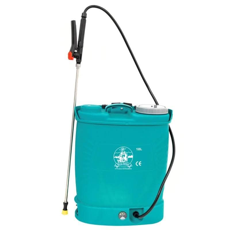 Pompa stropit electrica Pandora 18 Litri, 5 Bar + regulator presiune, cu baterie (Micul Fermier) (GF-0666) - Ro-Unelte