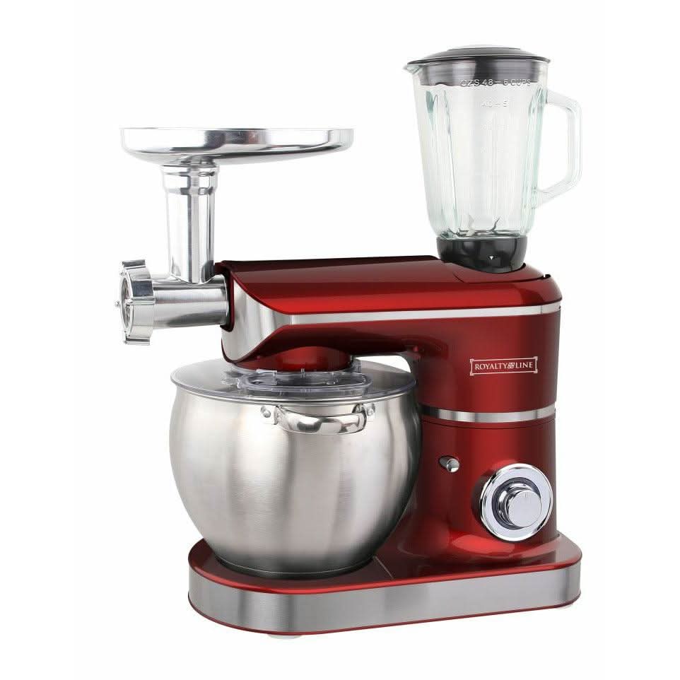 Royalty Line Robot De Bucatarie 3 In 1, Putere 2200 W, Capacitate 8.5 L, Rosu - ZEP.RO - Ți-e la îndemână!