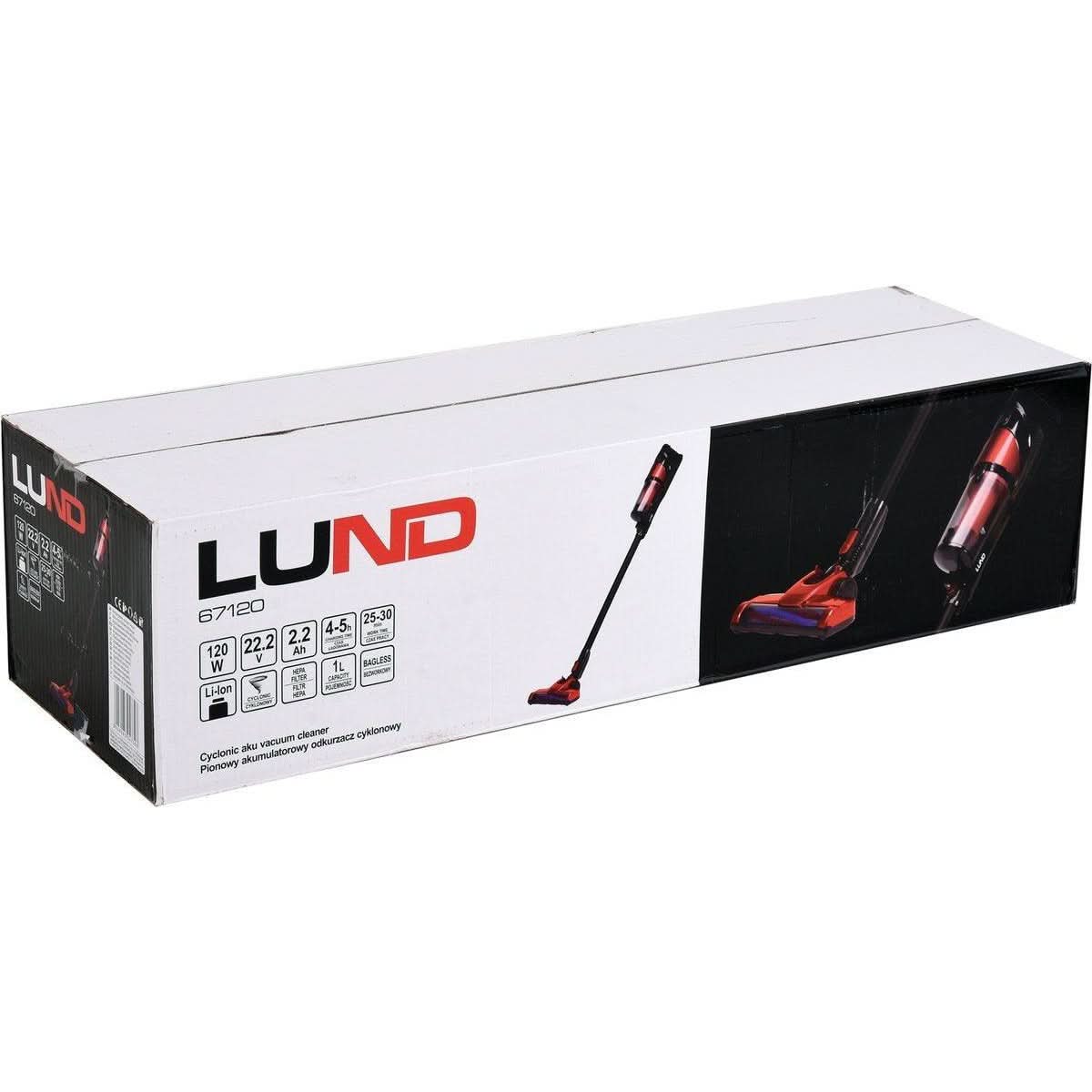 ASPIRATOR CU ACUMULATOR LUND, 120W, 22.2V, 2200MAH - ZEP.RO