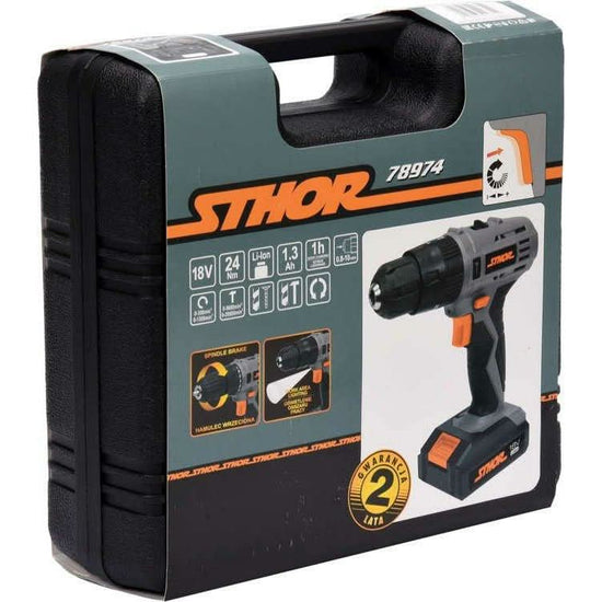 Autofiletanta cu acumulator 18v, 24 nm Sthor - ZEP.RO
