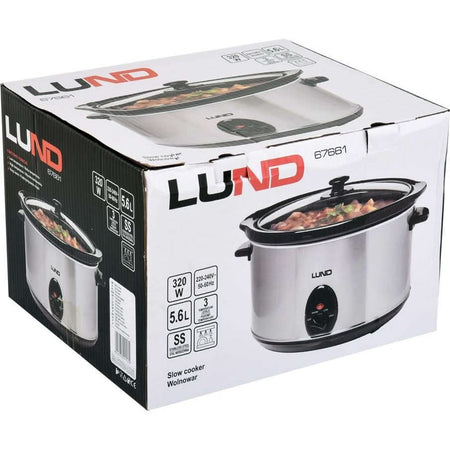 Slow Cooker Lund 320W 5,6L - ZEP.RO - Ți-e la îndemână!