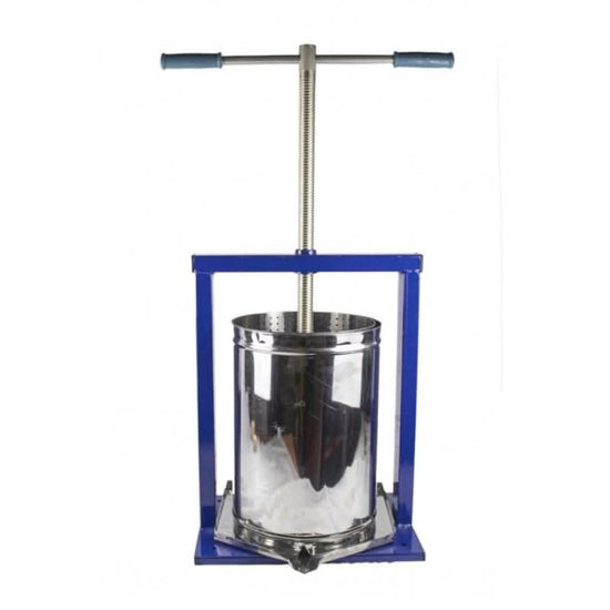 SET ZDROBITOR STRUGURI MANUAL 300-350KG/ORA, 25 LITRI, PANDORA + PRESA FRUCTE - STRUGURI INOX VILEN 25L - Ro-Unelte