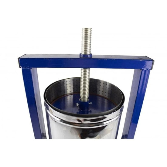 SET ZDROBITOR STRUGURI MANUAL 300-350KG/ORA, 25 LITRI, PANDORA + PRESA FRUCTE - STRUGURI INOX VILEN 25L - Ro-Unelte
