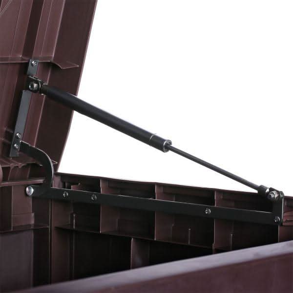 Lada depozitare gradina Tough Master 460L, model TM-SBR46H, 120x61x63 cm, Culoare brun cafea - ZEP.RO - Ți-e la îndemână!