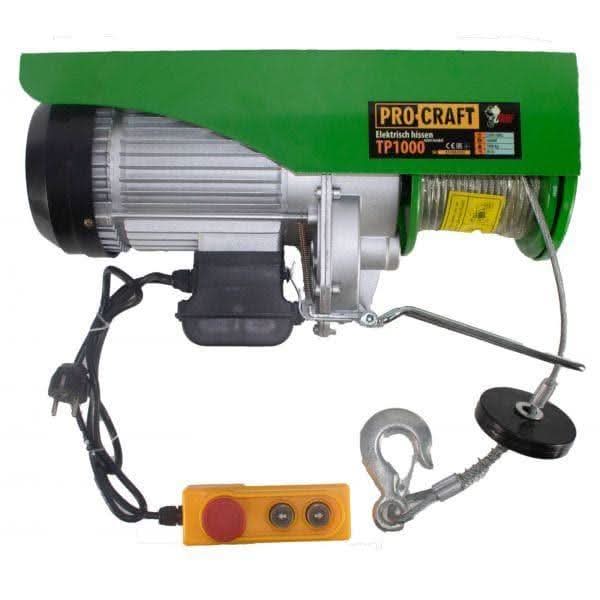 Scripete Procraft Tp-1000, 1600W, 1000Kg, Troliu Macara Electrica - Palan Elevator - ZEP.RO - Ți-e la îndemână!