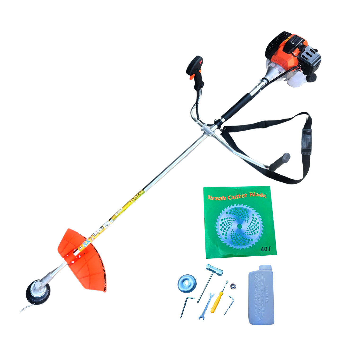 Motocoasa benzina ZEP TITAN 5.9CP , motor 2T, 52cc, 9000 RPM, rezervor 0.75L, cu ham si accesorii