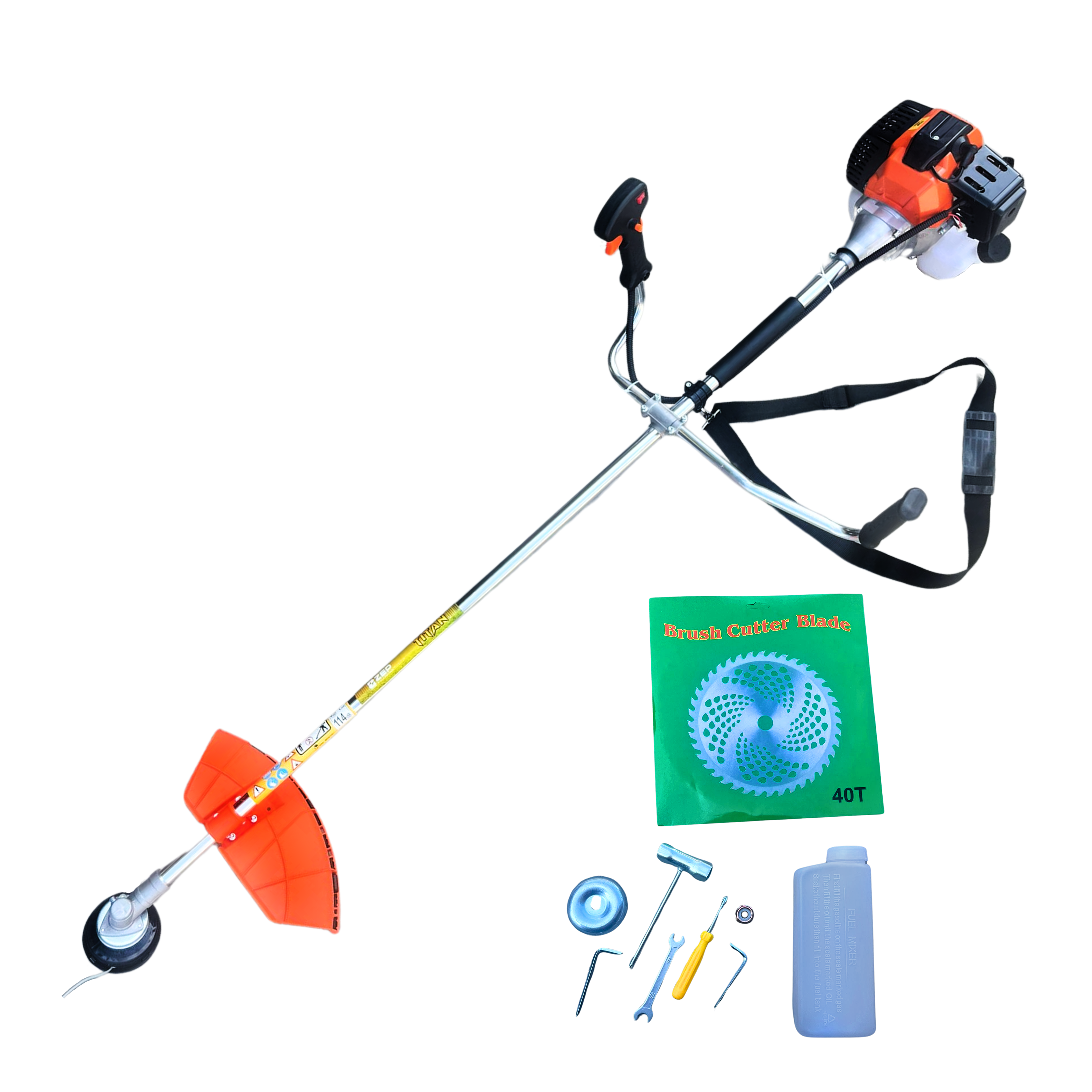 Motocoasa benzina ZEP TITAN 5.9CP , motor 2T, 52cc, 9000 RPM, rezervor 0.75L, cu ham si accesorii