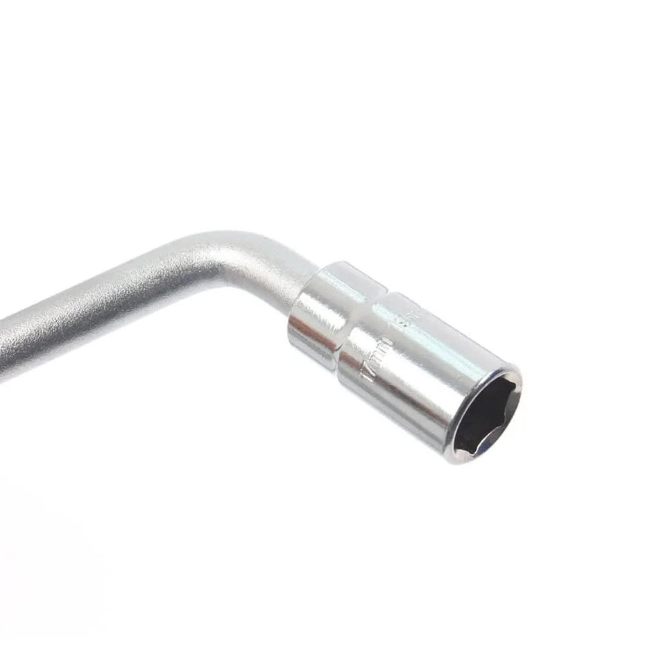 Cheie roti auto telescopica, tip L, capat reversibil 17/19 și 21/23 mm, lungime max. 50 cm