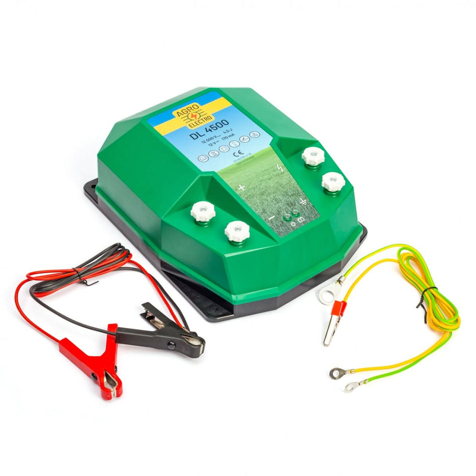Aparat gard electric DL 4500, 4.5 Joule, alimentare 230V sau 12V, cu adaptor inclus, lungime pana la 12.000 m