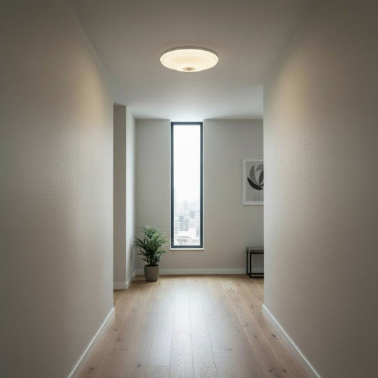 Plafoniera LED cu senzor miscare 12W, Ø270x95 mm, 900 lm, 4100K
