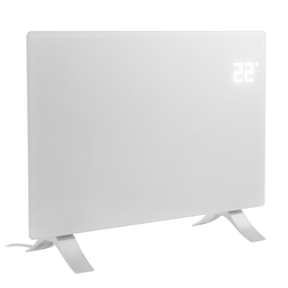 Convector electric Denzel OptiPrime-1500, 1500W, Wi-Fi, ecran tactil, termostat digital, montaj pe perete sau podea