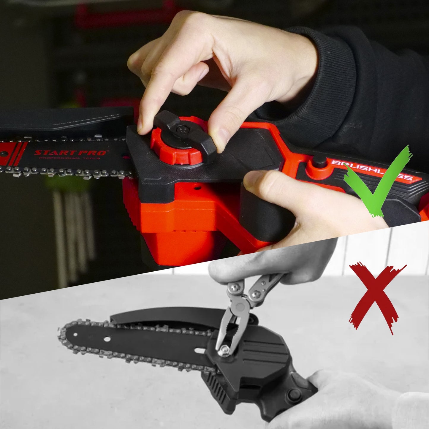 Fierastrau lant PROFESIONAL StartPro SBS5-21/6, 6'', brushless