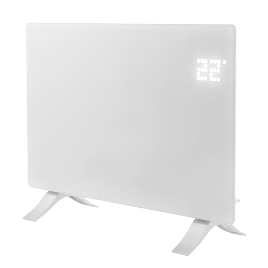 Convector electric Denzel OptiPrime-1500, 1500W, Wi-Fi, ecran tactil, termostat digital, montaj pe perete sau podea