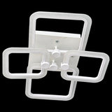 Lustra LED Patrata 80W, 4 Brate, 600x120 mm, 3 Culori, IR