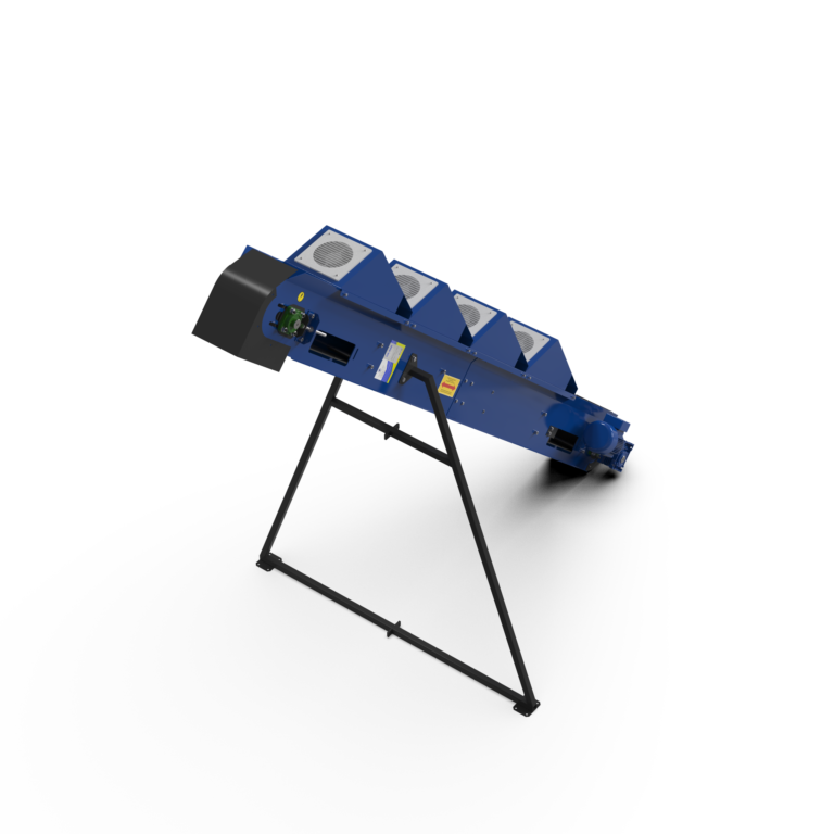 Banda de transportare TL-500, inclinata, motor 0.25 kW, capacitate 500 kg/h