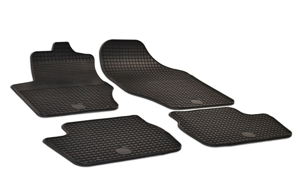 Covorașe Auto Cauciuc Umbrella Gri Carbon pentru Citroen C4 (2010-2018), Peugeot 308 (2007-2013) și DS4 (2011-2018)