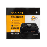 Aragaz 1 arzator ROTOR RTG-2801BK, 2200 W, GPL