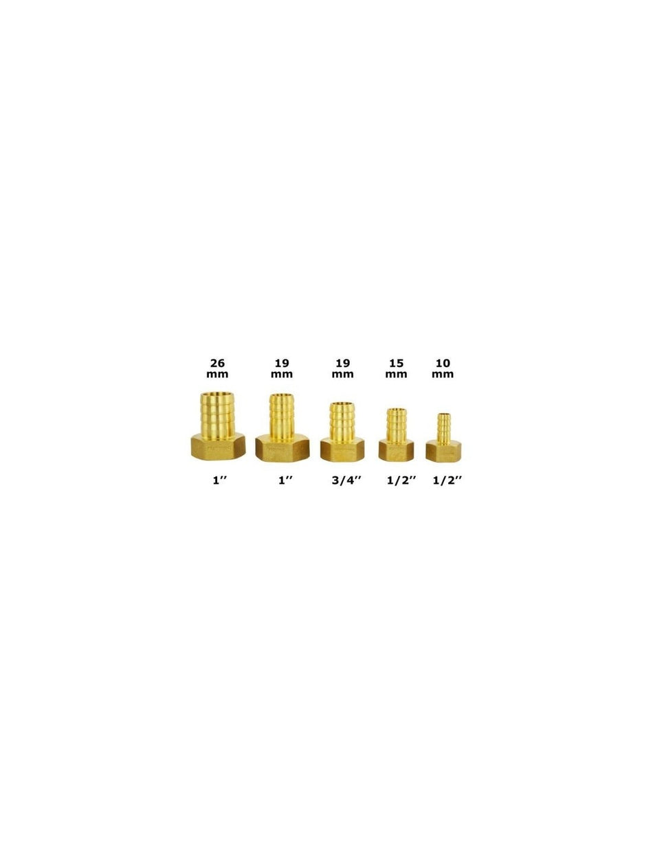 Stut pentru furtun FI 3/4" x 19 mm din alama, rezistent si durabil
