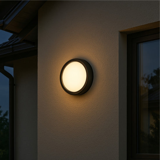 Aplica LED Lara rotunda, 15W, 1350 lm, IP65