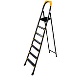 Scara metalica pliabila ROTOR 6+1 trepte, 199.5 cm, 150 kg, platforma superioara, antiderapanta
