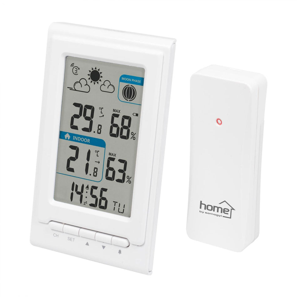 Statie Meteo Wireless cu Senzor Extern HCW 01 – Control complet al conditiilor meteo, direct de acasa