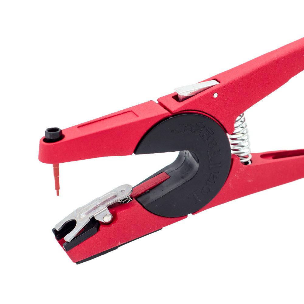 Cleste crotaliere PROFESIONAL aluminiu rosu, cui rezerva