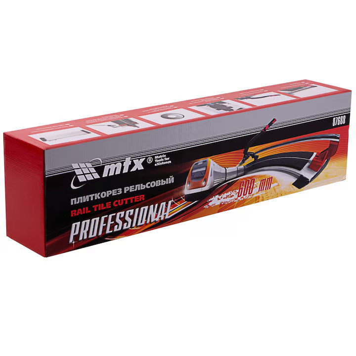 Aparat taiat placi ceramice MTX 600 mm, pe sina, manual, pentru gresie si portelan