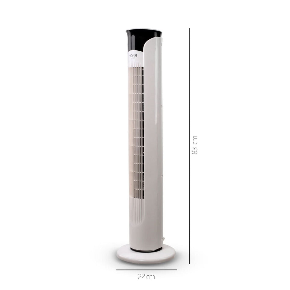 Ventilator Turn 32" BÖHM BH870RC – 3 viteze, 45W, telecomanda inclusa, display LED