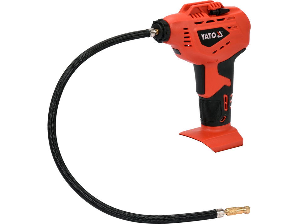 Pistol de umflat roti pe acumulator 18V, fara acumulator si incarcator, compact si portabil, Yato