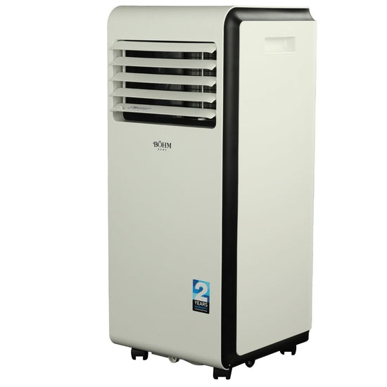 Aer conditionat mobil 4 in 1 BOHM, 9000 BTU, racire, incalzire, ventilatie, dezumidificare, R290