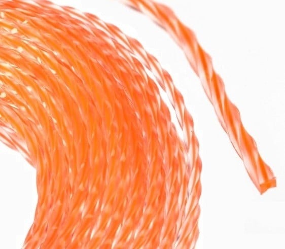 Fir motocoasa tip rasucit 2.4mm x 12m ,taiere eficienta si nivel redus de zgomot