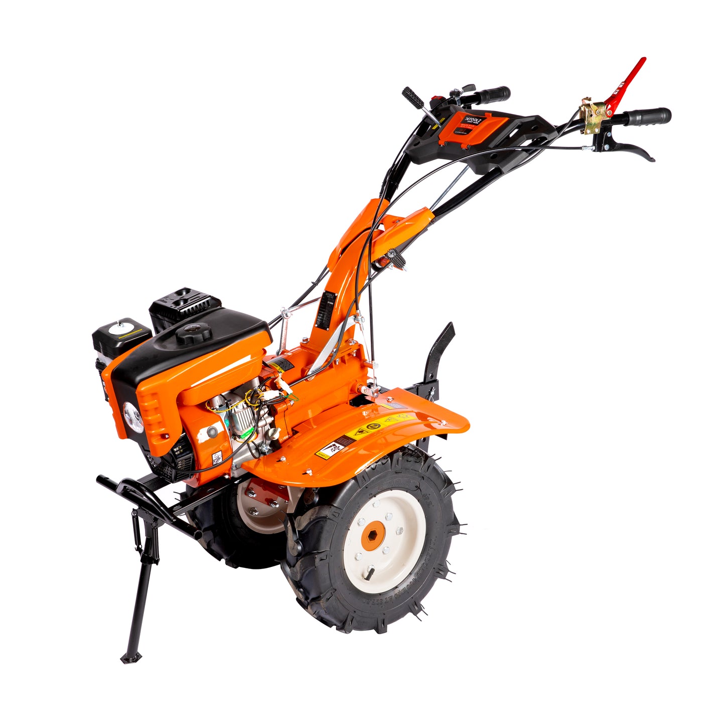 Motocultor Detoolz 8.5CP 212CC, Benzină, 4T, 4 Viteze, Pornire Manuală, cu Roți