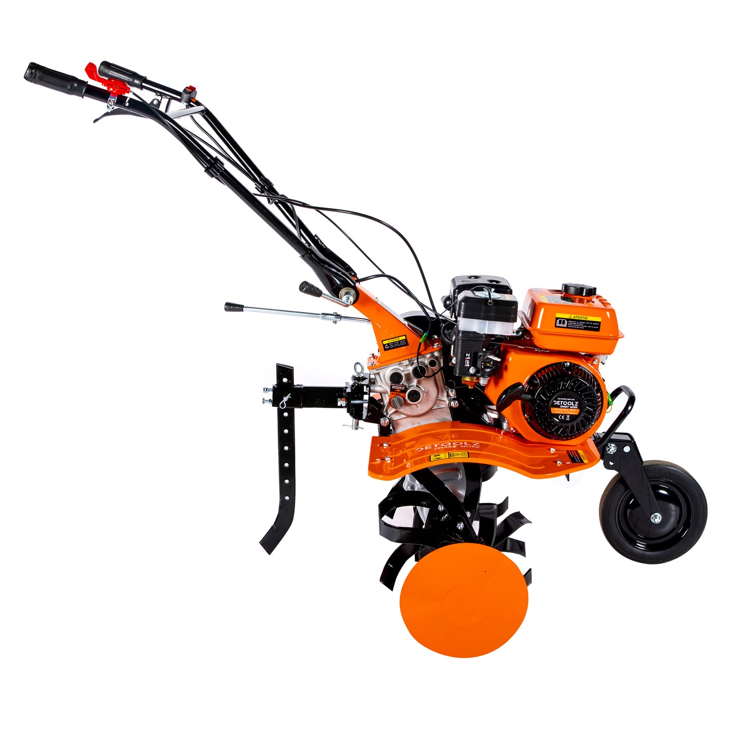 Motocultor Detoolz 8CP 212CC, Benzină, 4T, 3 Viteze, Pornire Manuală, Fără Roți