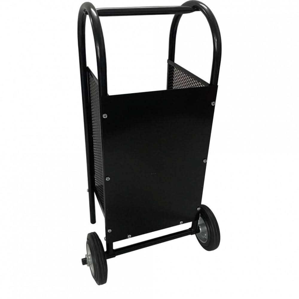 Carucior pentru transportat si depozitat lemne VivaTechnix VMD-1019, max. 40 kg, Negru