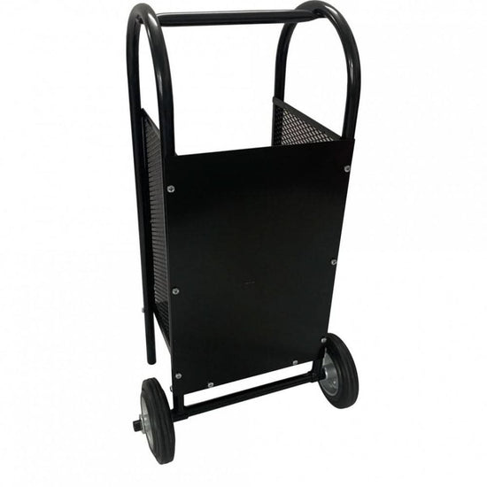 Carucior pentru transportat si depozitat lemne VivaTechnix VMD-1019, max. 40 kg, Negru