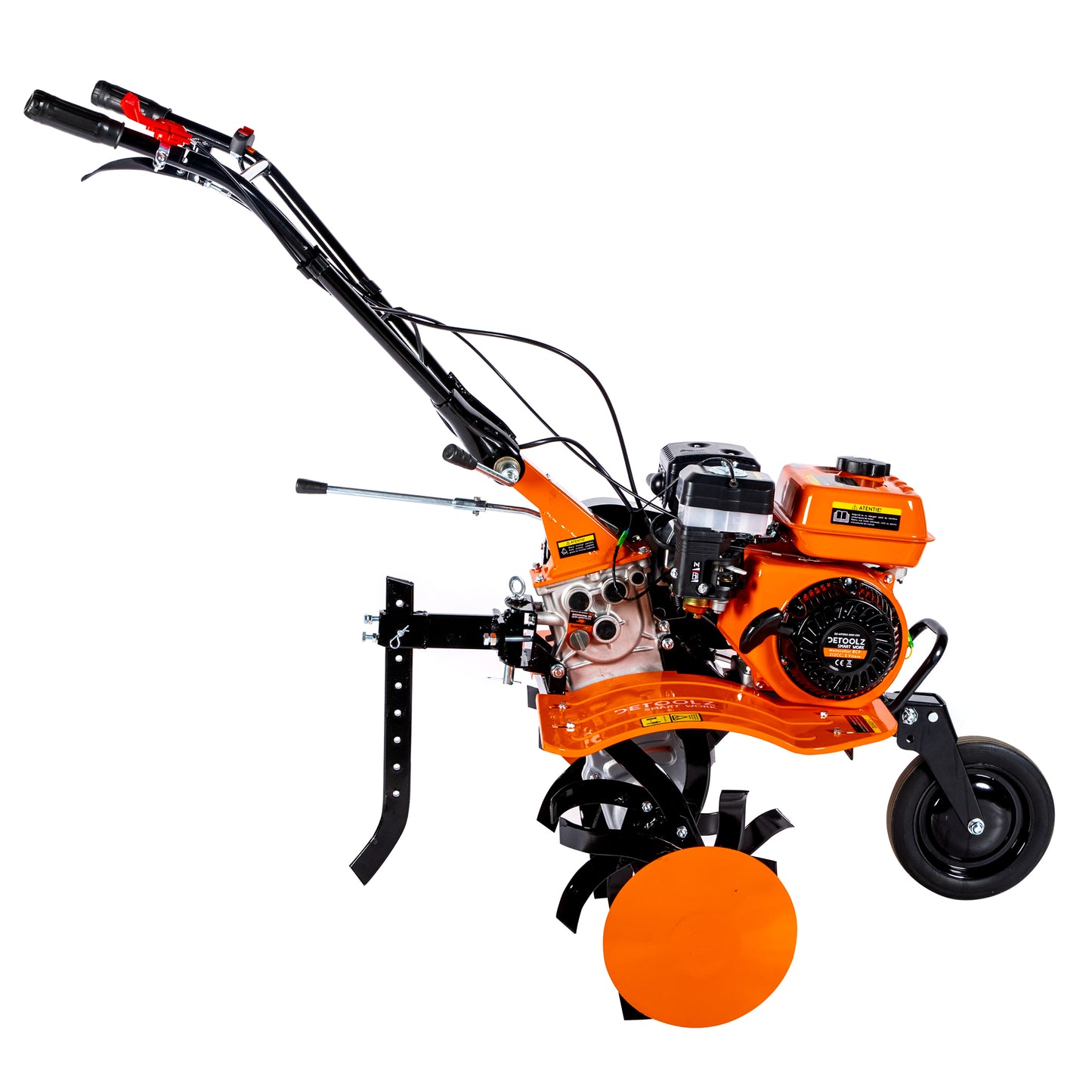 Motocultor Detoolz 8CP 212CC, Benzină, 4T, 3 Viteze, Pornire Manuală, Fără Roți