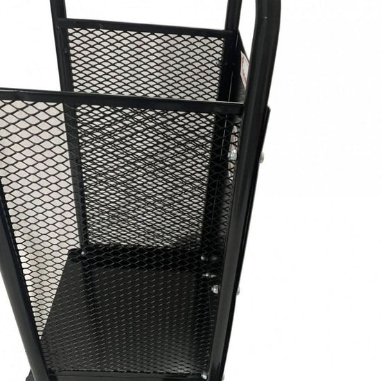 Carucior pentru transportat si depozitat lemne VivaTechnix VMD-1019, max. 40 kg, Negru