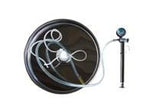 Butoi inox ZEP 350L cu capac flotant, camera silicon alimentar, pompa si robinet inox, AISI 304 Italia