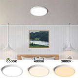 Plafoniera LED Versa, 40W, Ø500x27mm, 3000K/4000K/6500K