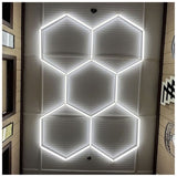 Kit 5 Hexagoane LED Honeycomb T5, 144W, 440mm