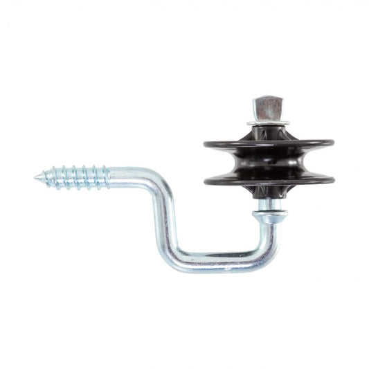 Izolator colt cu holsurub pentru structuri lemn – potrivit benzi si fir electric pana la 6 mm