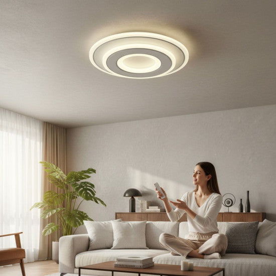 Plafoniera LED Deimos 65W, 4900lm, 400x50mm