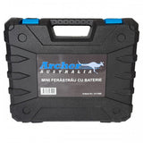 Minidrujba cu acumulator Archer A1758E, 14.4V, 4 inch, 2 baterii, valiza transport, lama 10 cm, greutate 2 kg